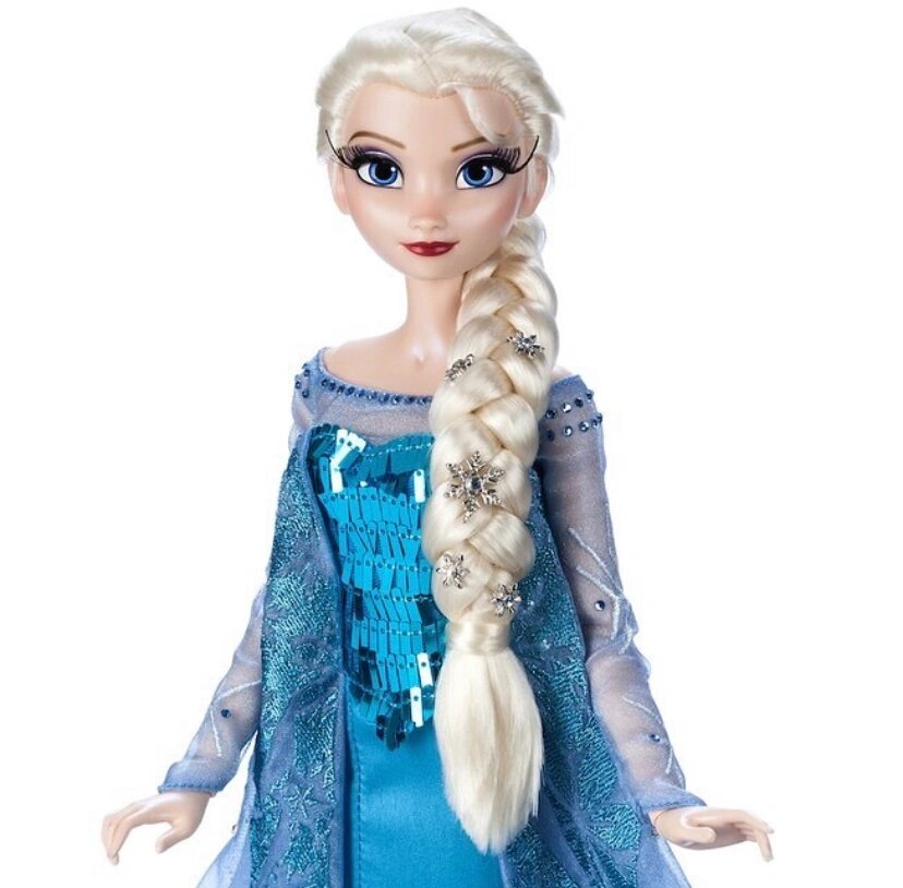 全球限量3000组disney冰雪奇缘公主娃娃 frozen冰雪奇缘10周年限量版