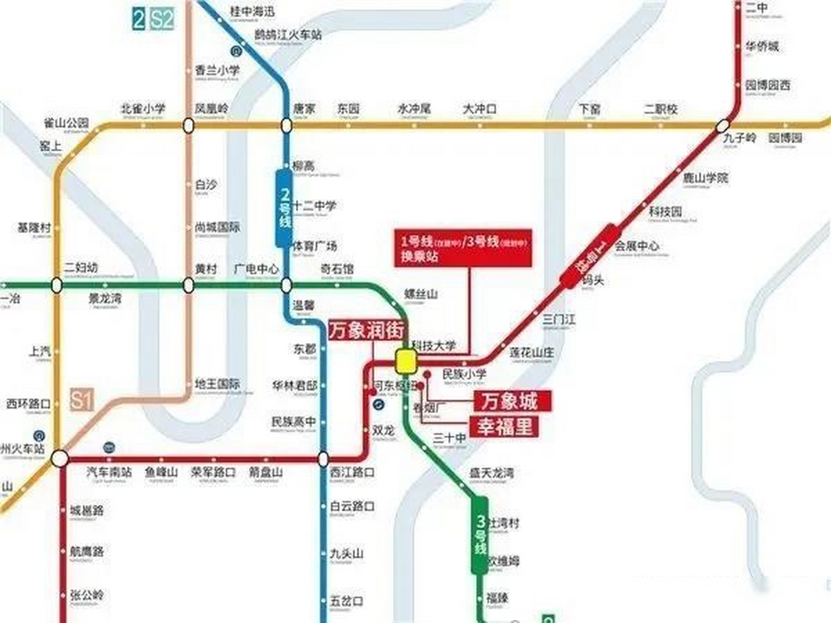 柳州轻轨2号线线路图图片