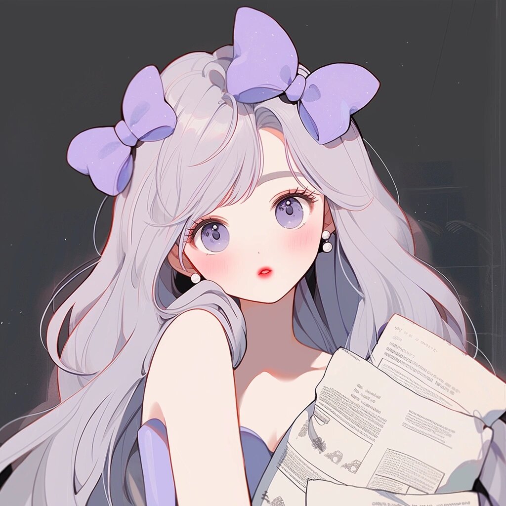 公主的新头像/紫色系温柔公主风