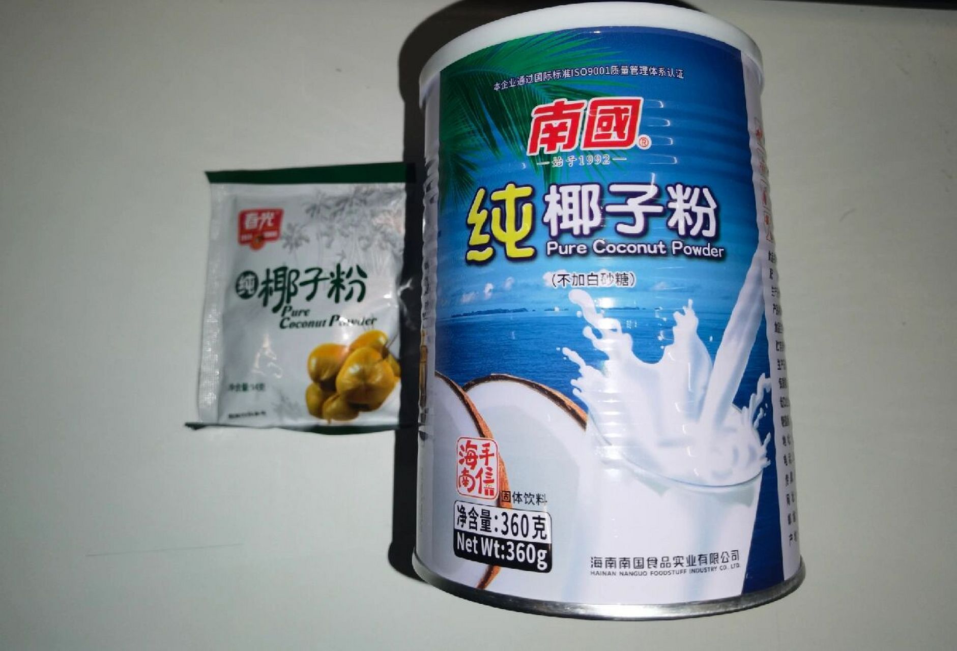 纯椰子粉测评丨春光or南国? 1.