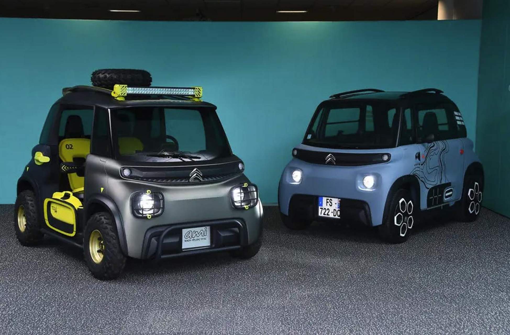 雪铁龙的两座微型电动车"老头乐" 名字叫ami buggy,看起来有轻微的