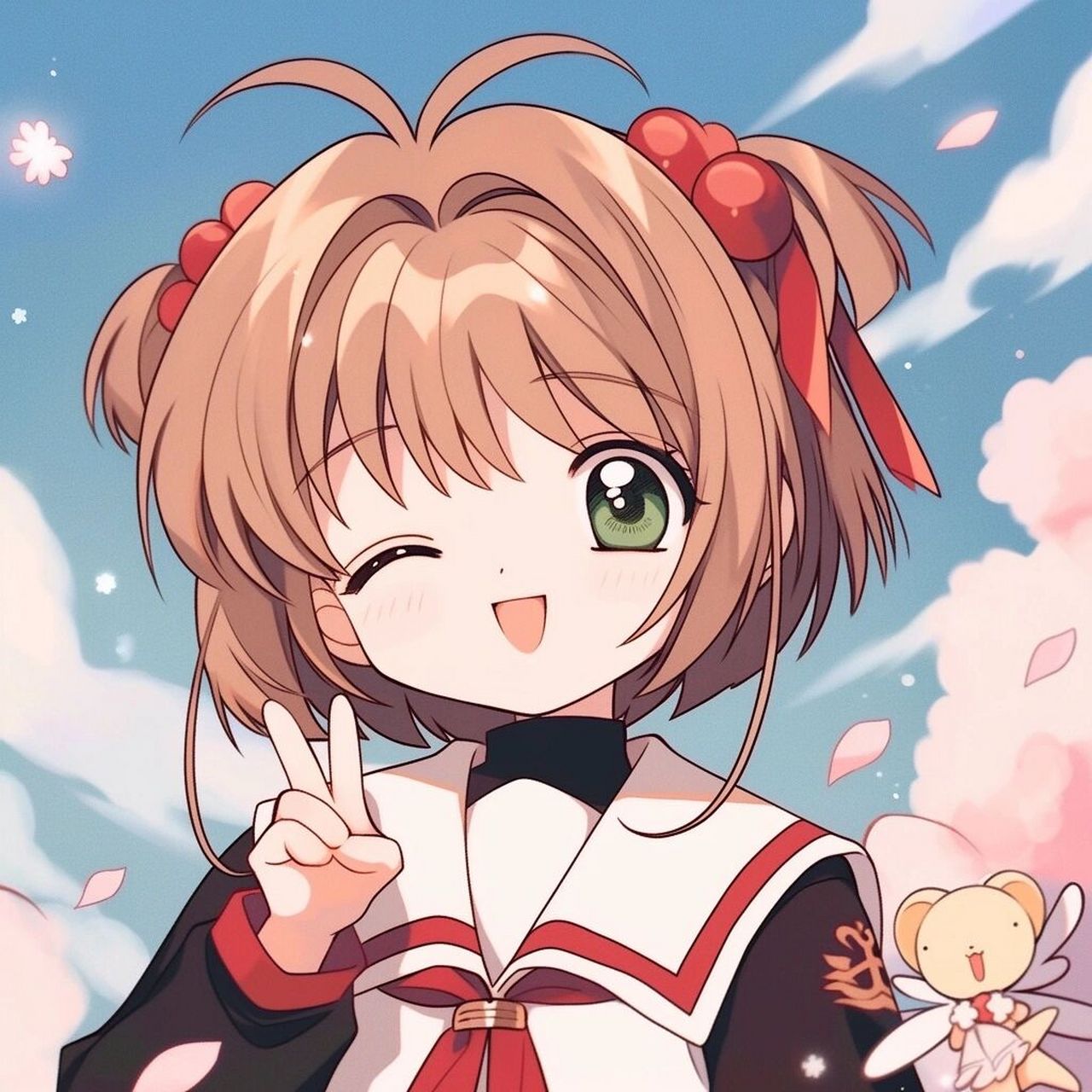 闺蜜头像|知世7015小樱 完美姐妹达成!