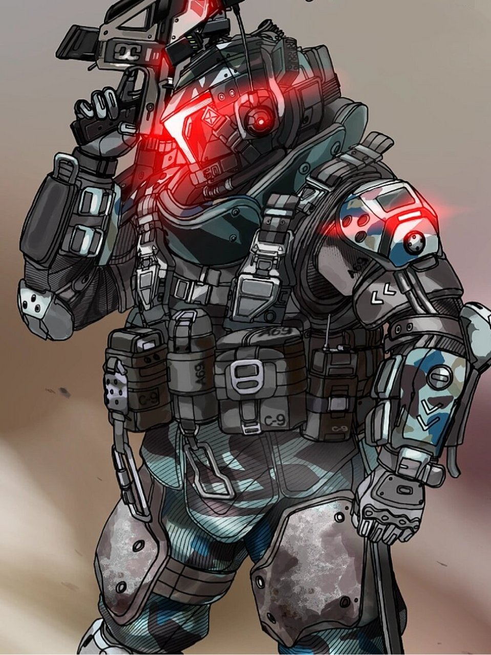 谁来一起画《泰坦陨落2 》插画呀  titanfall 2  titanfall 2 isnt