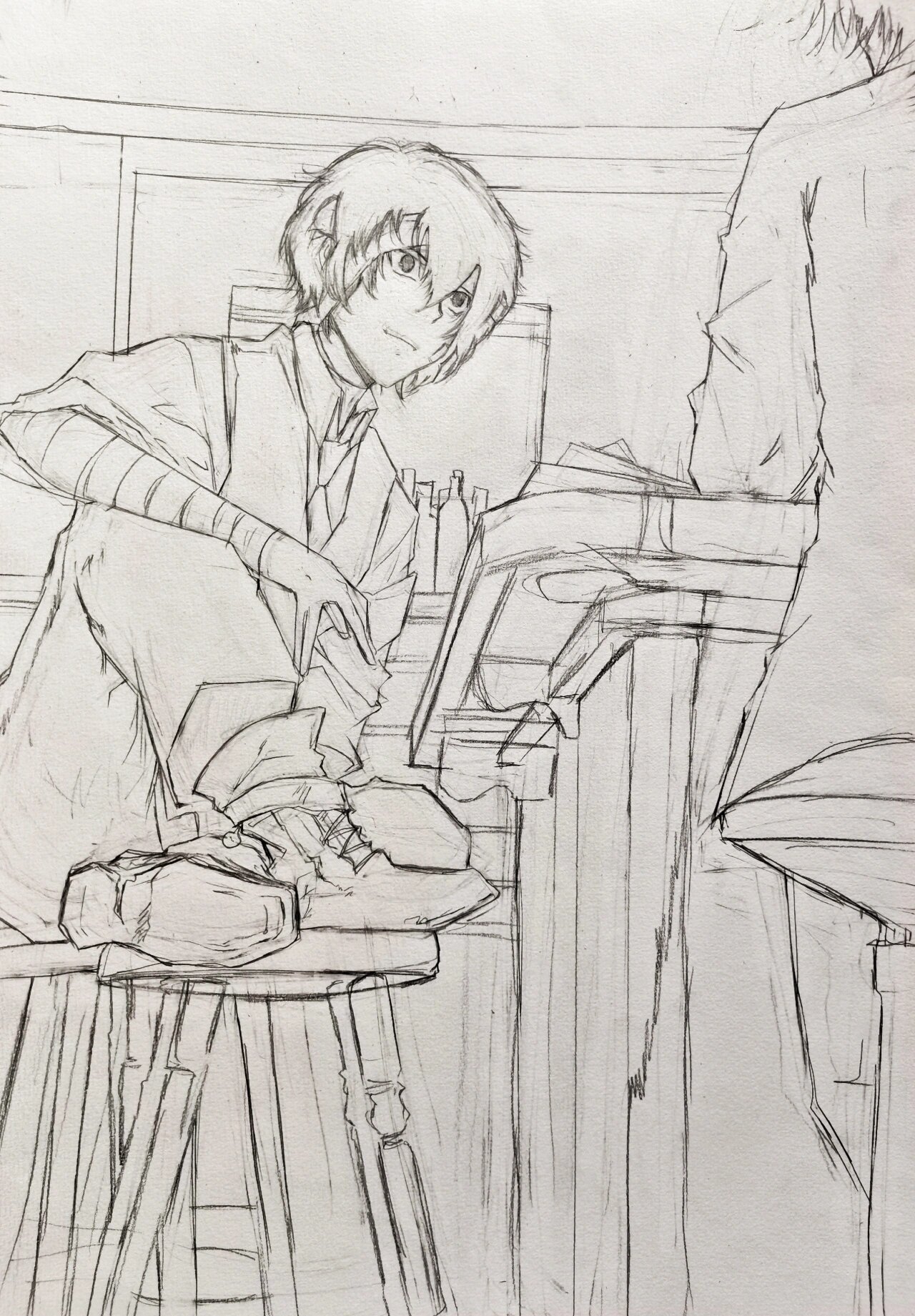 文野病 | 太宰治手绘附过程