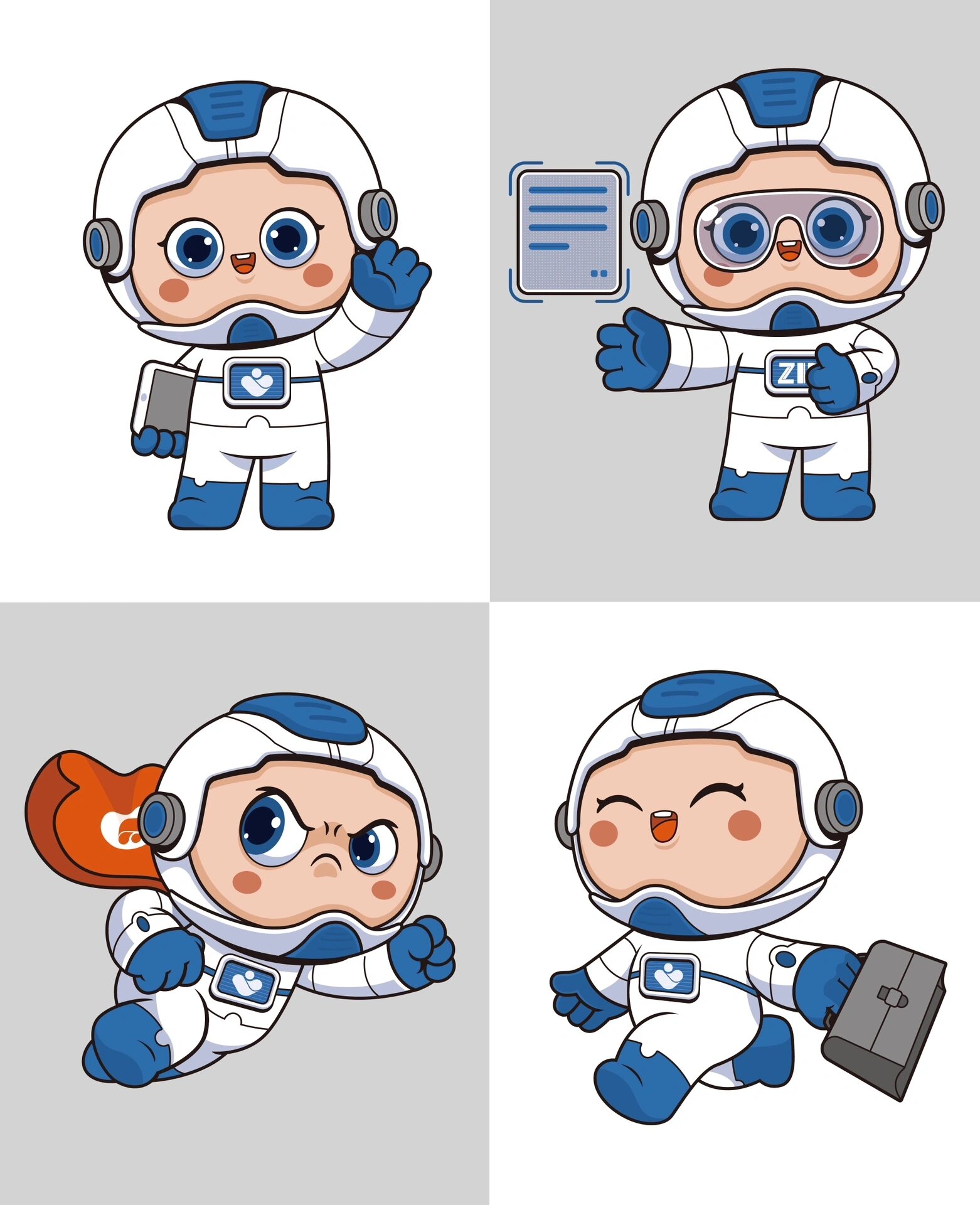 品牌ip形象设计|三视图 | 表情包设计