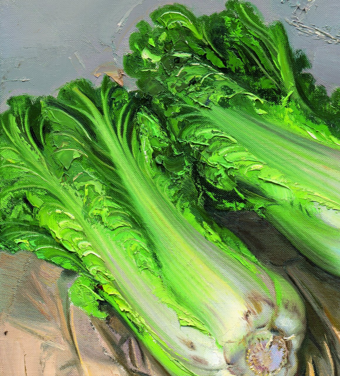 忻东旺老师画的这张应该是白菜题材天花板了  忻东旺老师画的这张应该