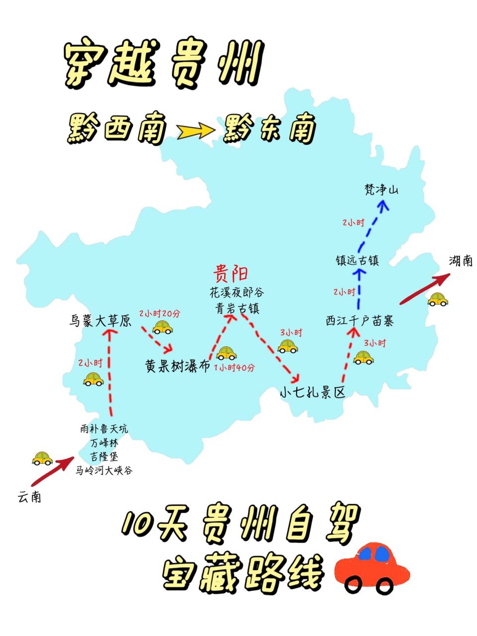 之前分享的几篇贵州旅行攻略很多姐妹喜欢,希望我分享完整路线.