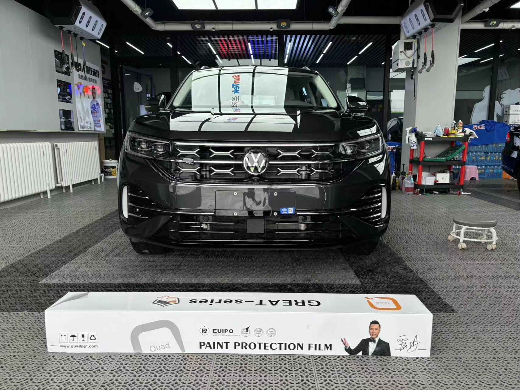 新车落地大众探岳 全车装贴酷德ds13s系列隐形车衣 感谢车主对高品质