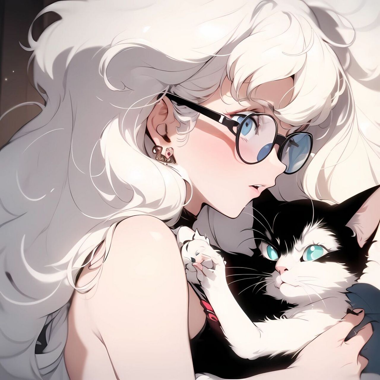 旧漫高冷女头白色系