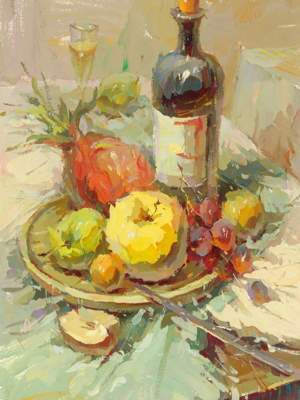 水粉画技法 | 色彩静物技法详解 1,薄画法(透明画法) 这是一种接近