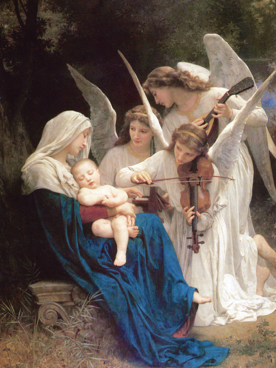 古典主义巨匠布格罗|永恒人体美创造大师 作品名称:song of the