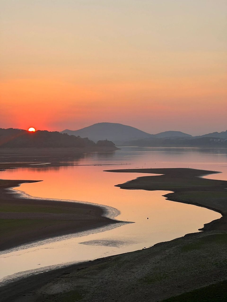 宜兴横山水库 日落