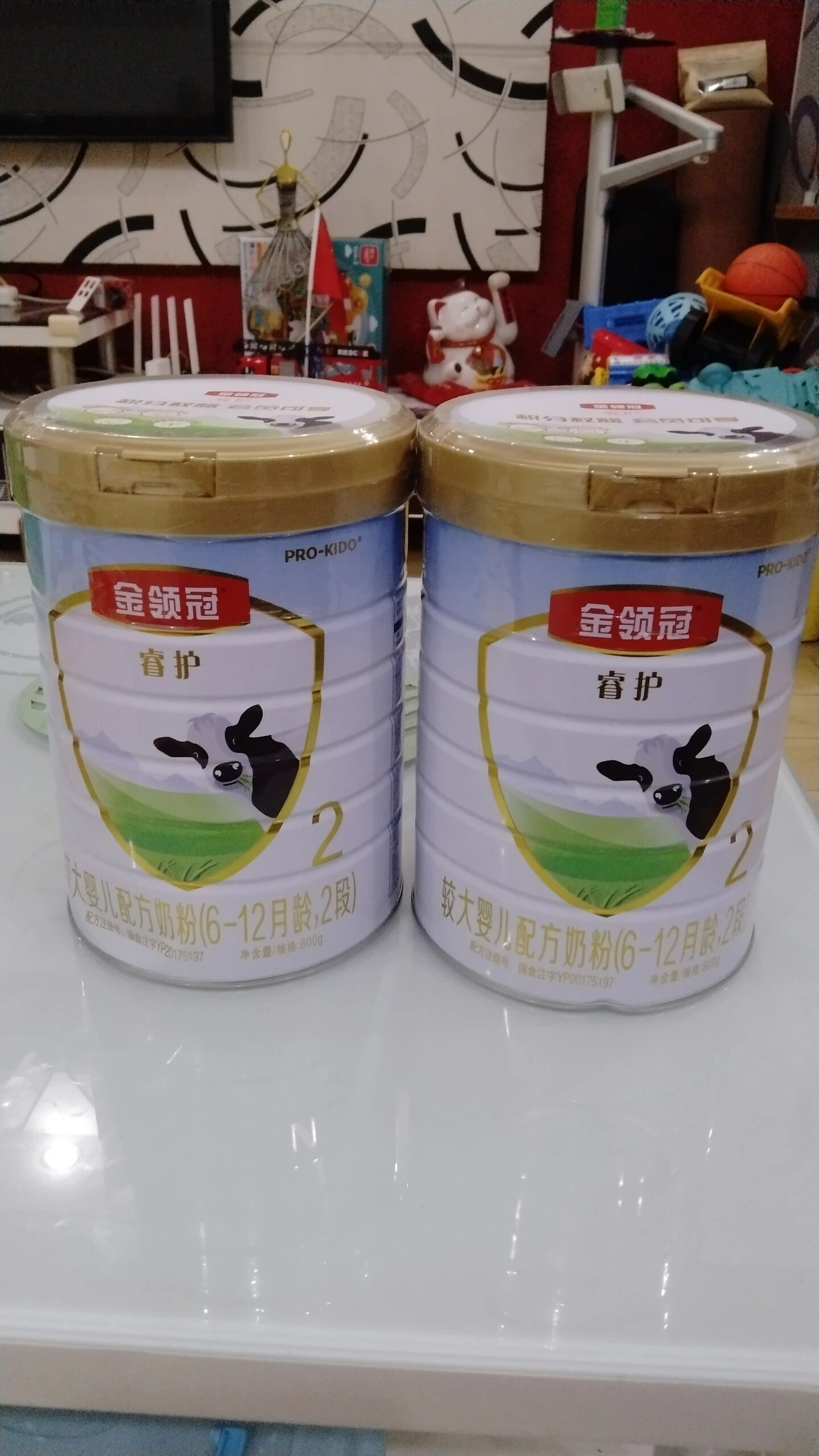 出两罐金领冠睿护 全新未拆封,保质期到24年10月,两罐350包邮