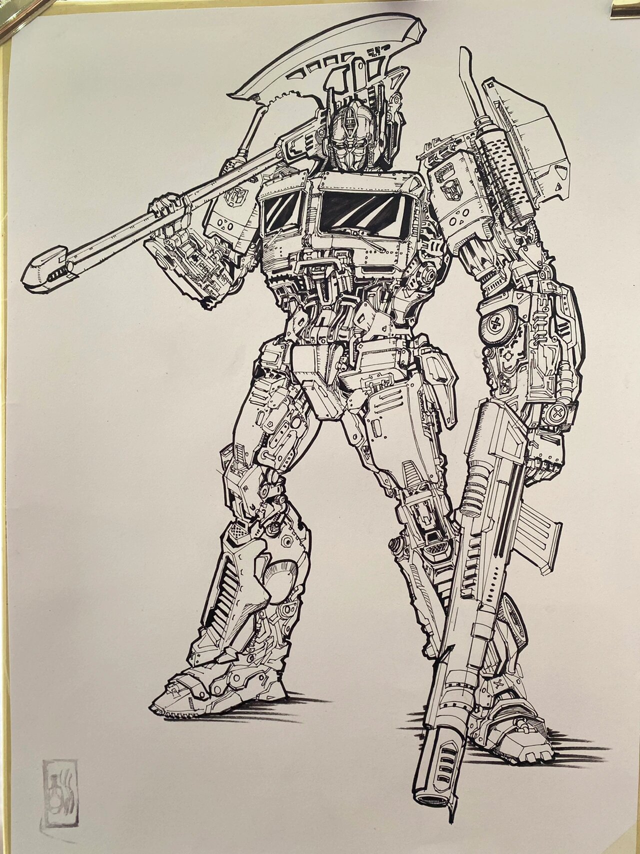 变形金刚外传擎天柱第2弹来啦,明天画啥呢?