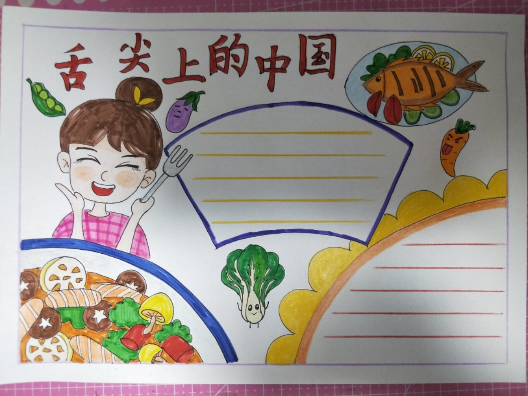 《舌尖上的中国》 #手抄报