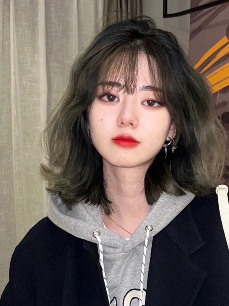 爱了93女生短发烫发也可以这么好看05 齐肩法式烫发~拯救中短发