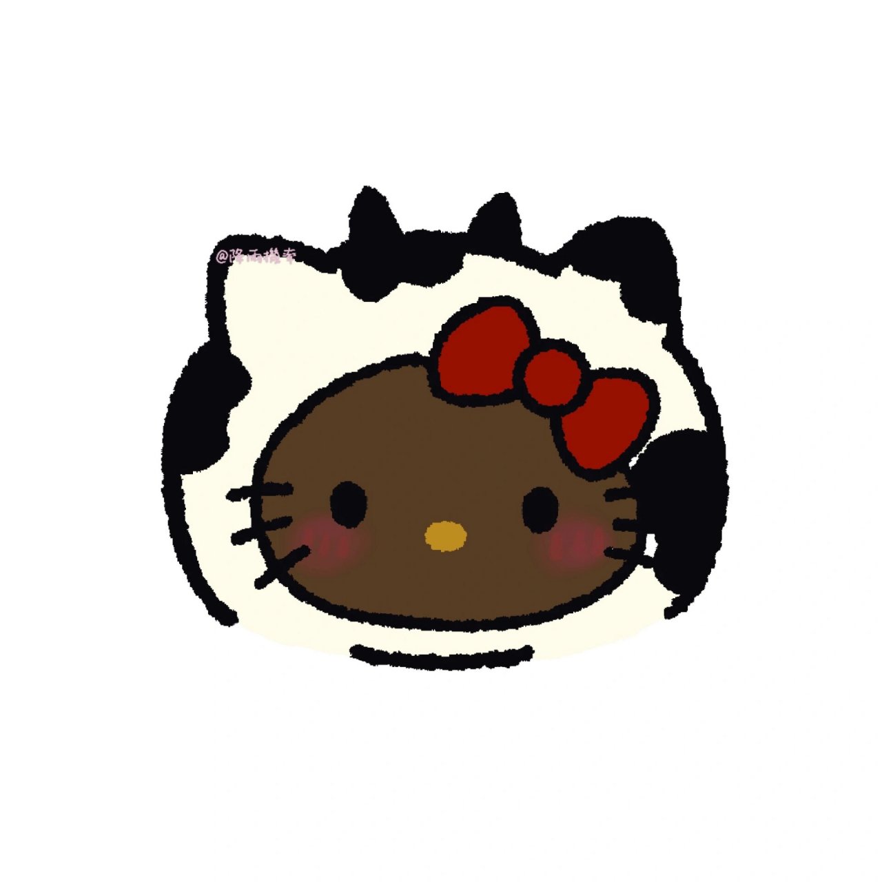 hello kitty头像|左划收获黑皮kitty 听说你也喜欢黑皮kitty