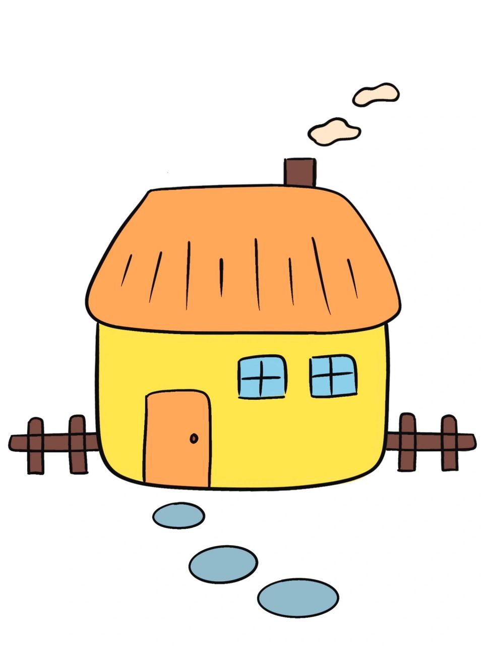 简笔画教程分享 温暖的小房子92 简笔画教程分享 温暖的小房子92!
