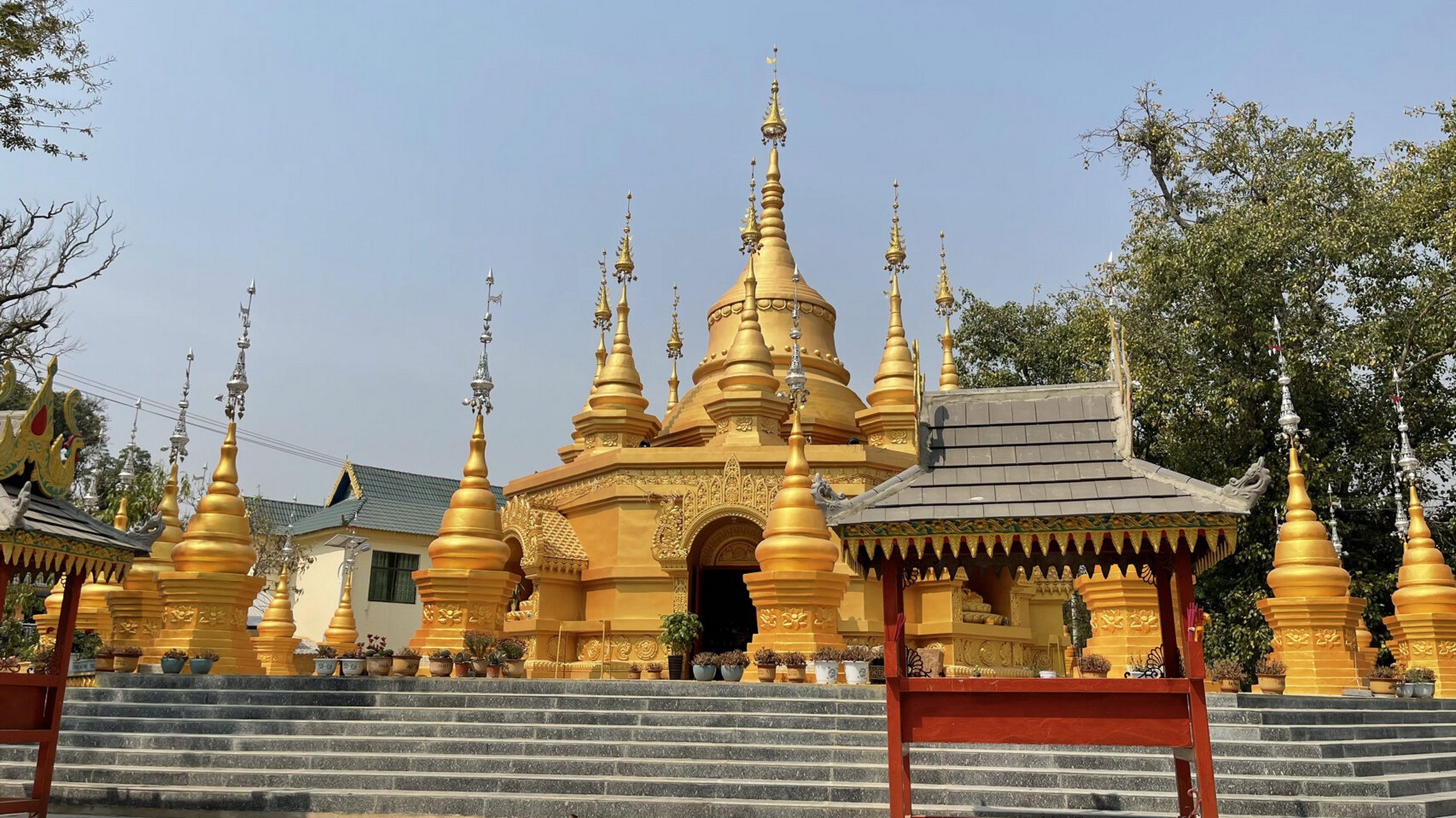 临沧.双江. 景亢村,傣族村寨.