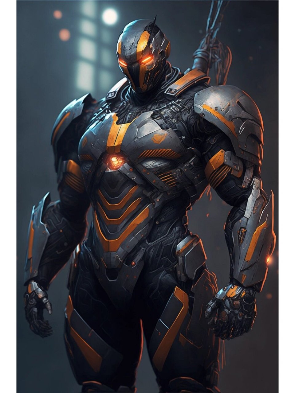 狂暴版机甲战士壁纸,太喜欢这个风格了     壁纸分享