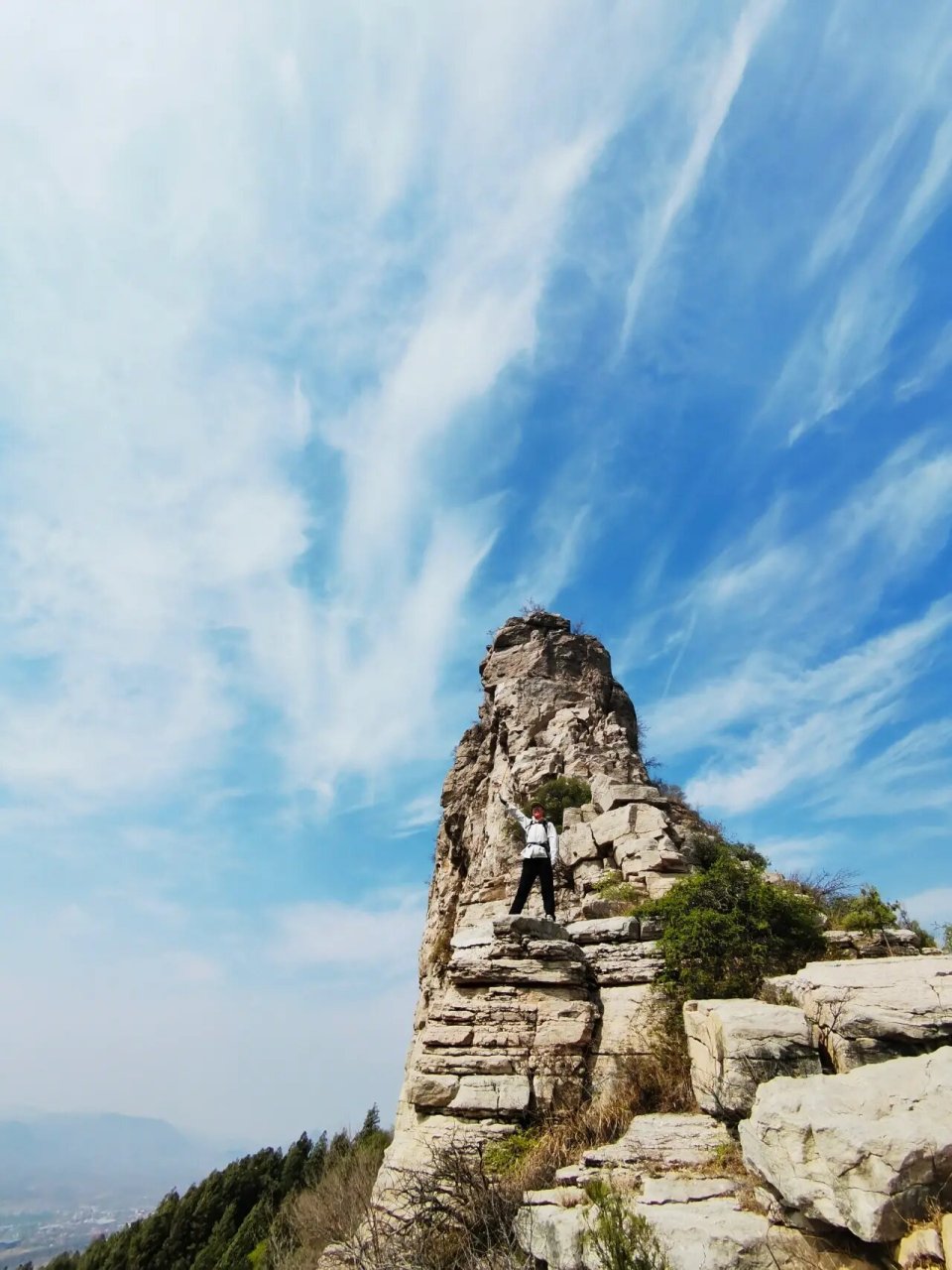 济南的那些山-长清麻衣洞 麻衣洞-鸡鸣山大片初现 导航麻衣洞就可以
