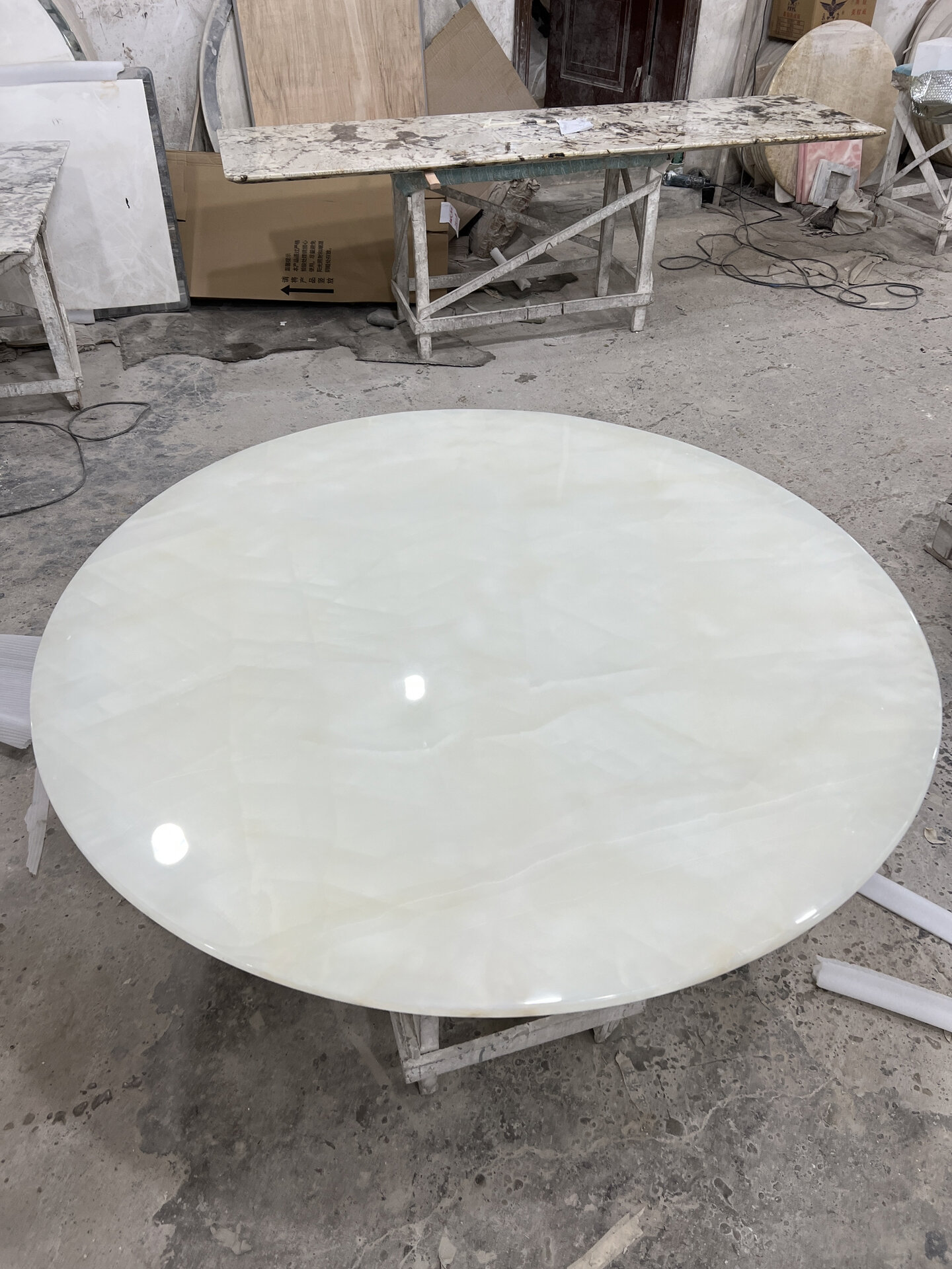 大冰花 白冰玉 大冰玉天然大理石    纯净洁白的白冰玉大理石