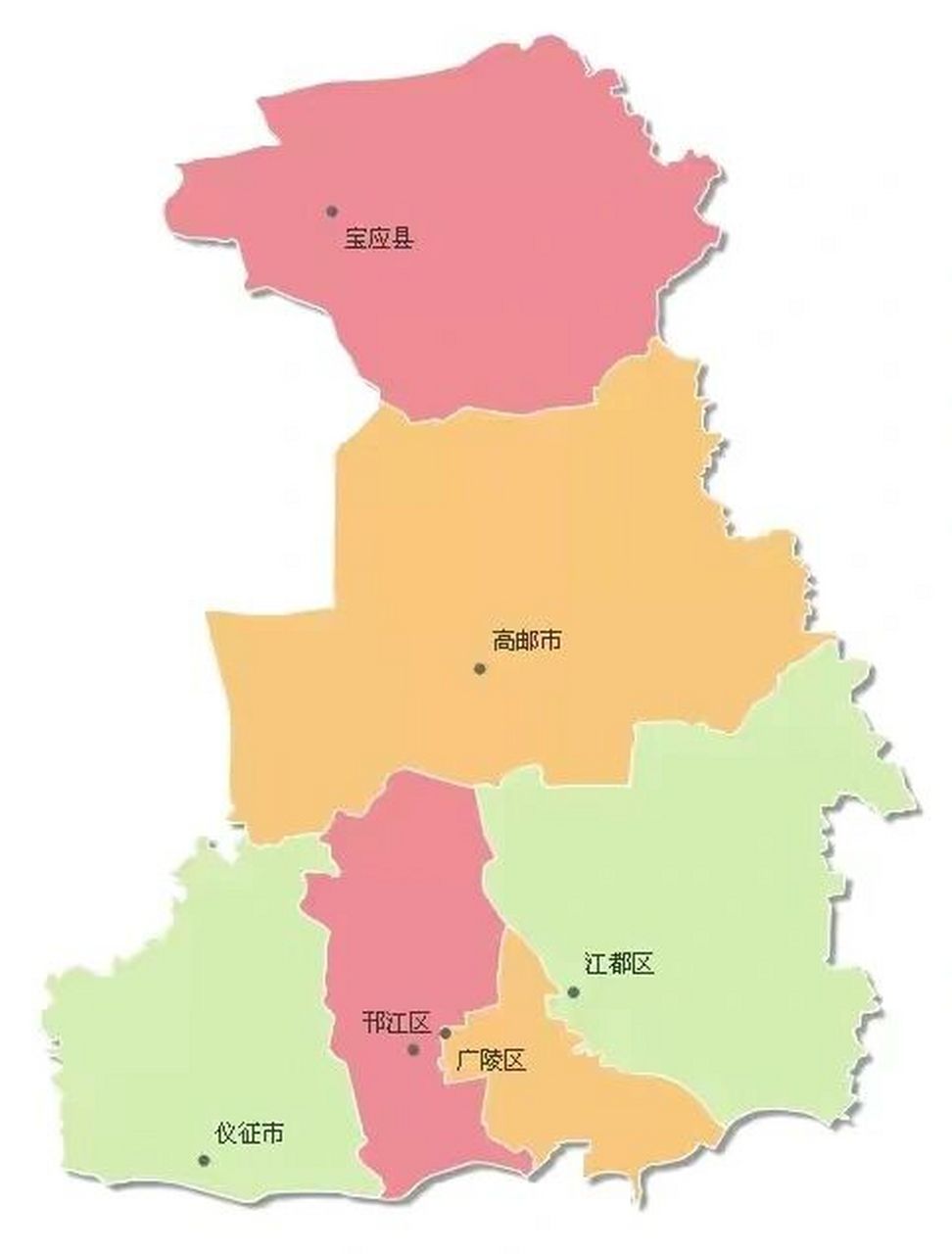 扬州市维扬区地图图片