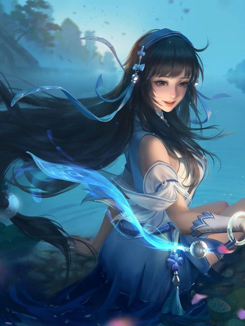 王者荣耀西施壁纸 头像 "要是忘了我的话,就记住我眼里的光吧" 	 今天