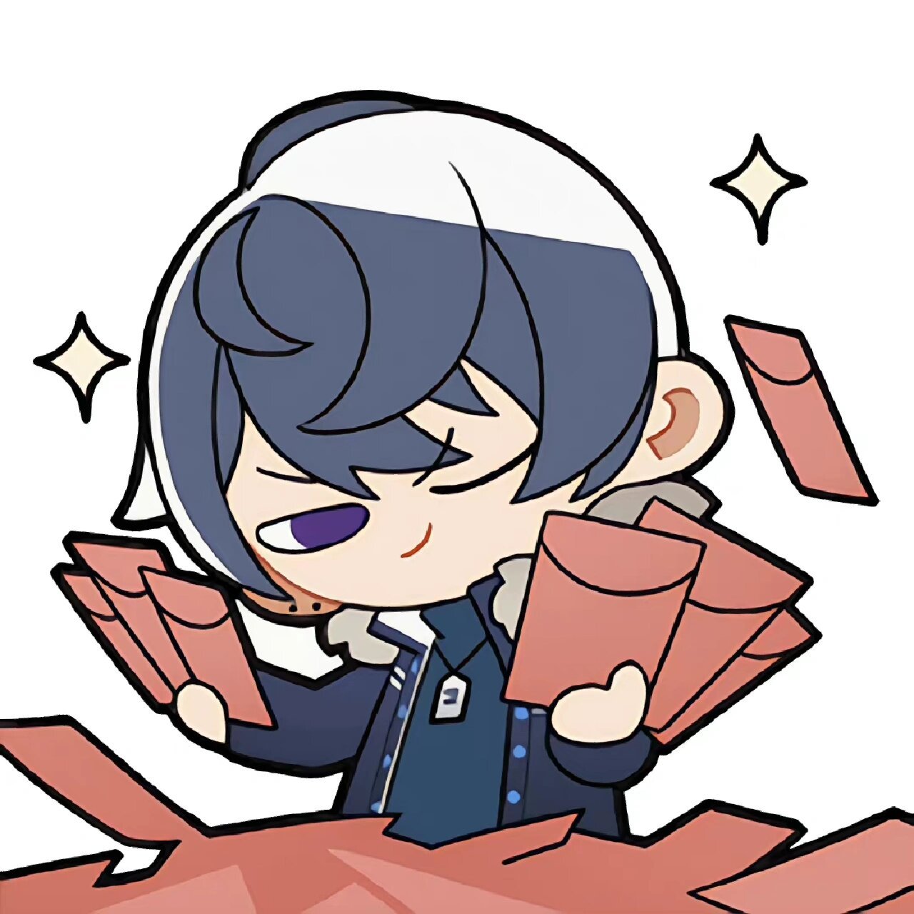 q版陆景和 未定事件簿表情包q版 原图来源微博:suaho 需要的可以自行