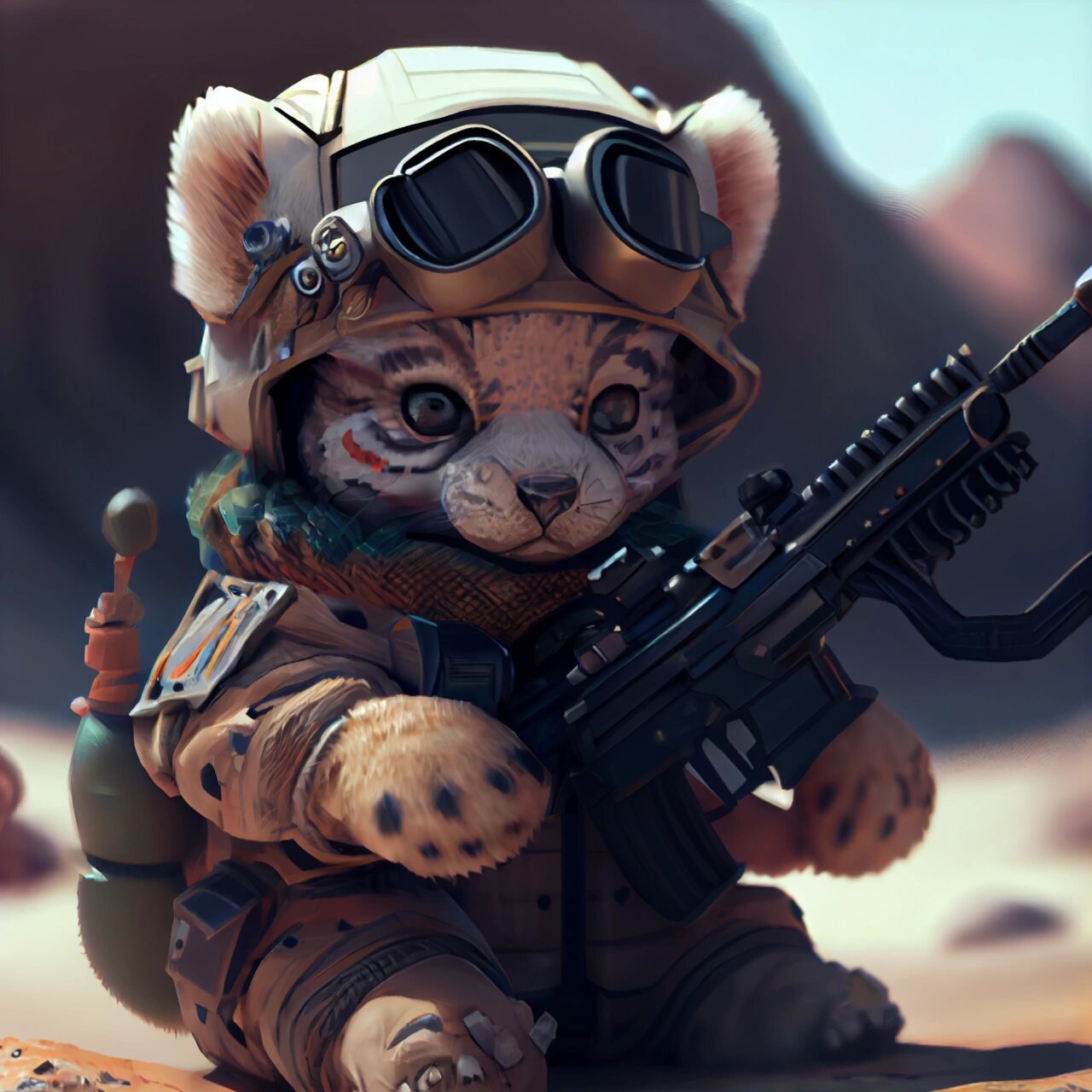 十二生肖头像—军队系列二 特种兵小队集合完毕