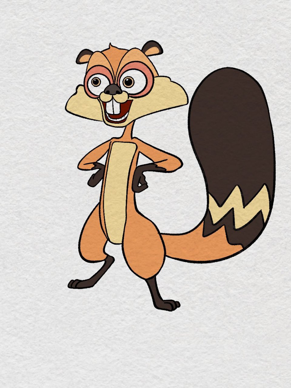 教你画熊出没-蹦蹦