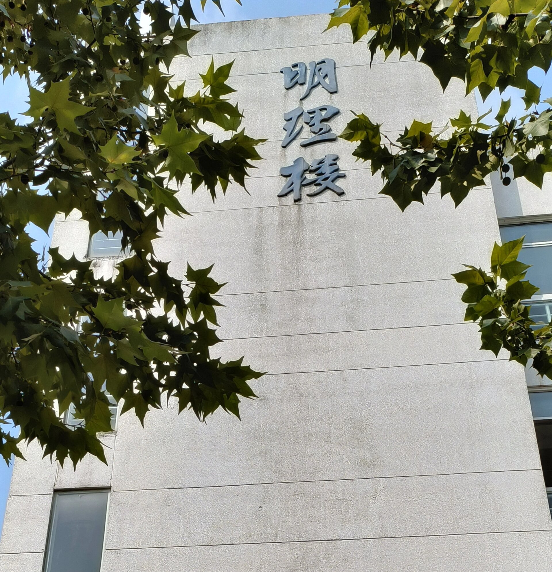 某某在南师大的三号路来了!附带明理楼