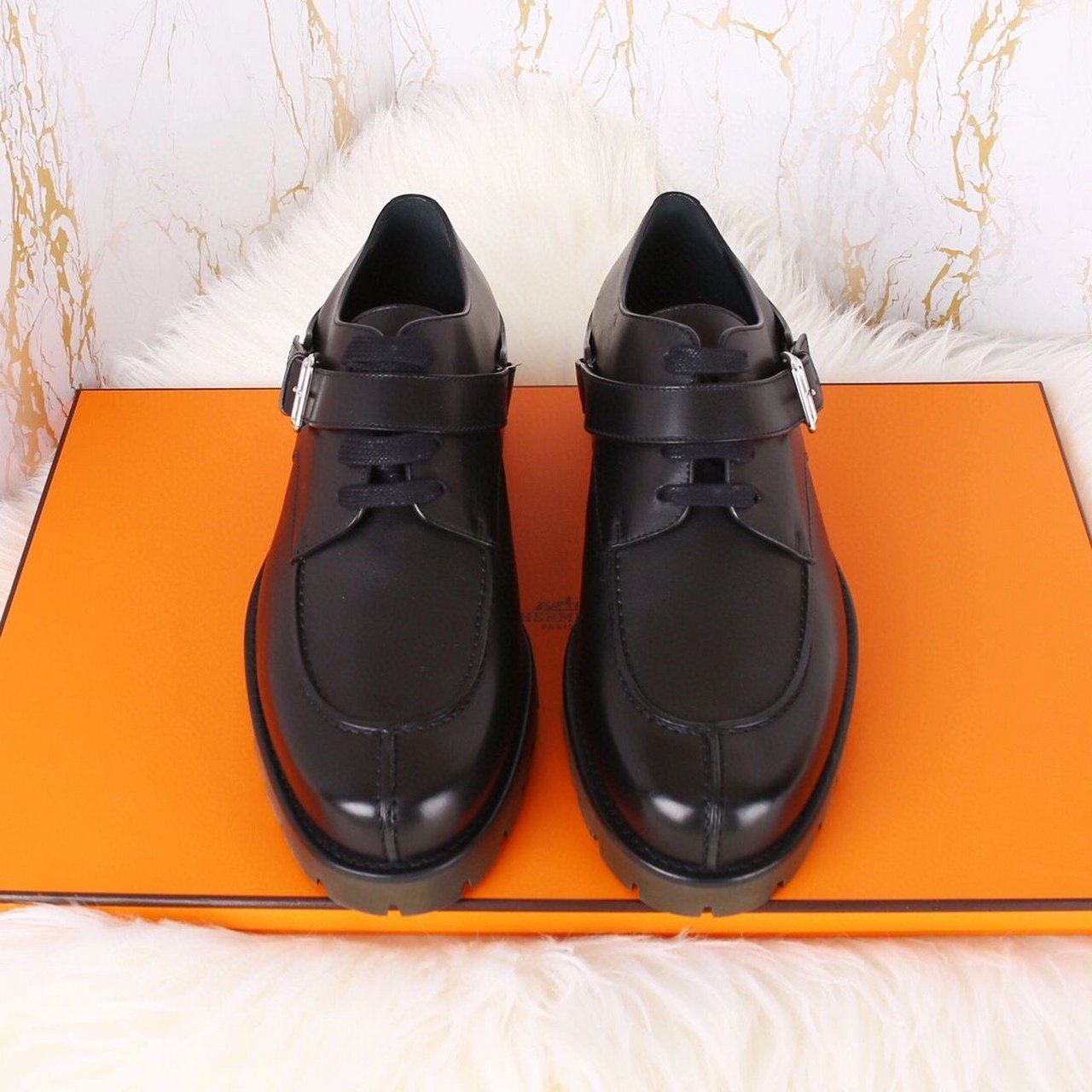 现货秒发41码 无鞋盒 #男鞋# #皮鞋# #高品质男鞋# #hermes爱马仕
