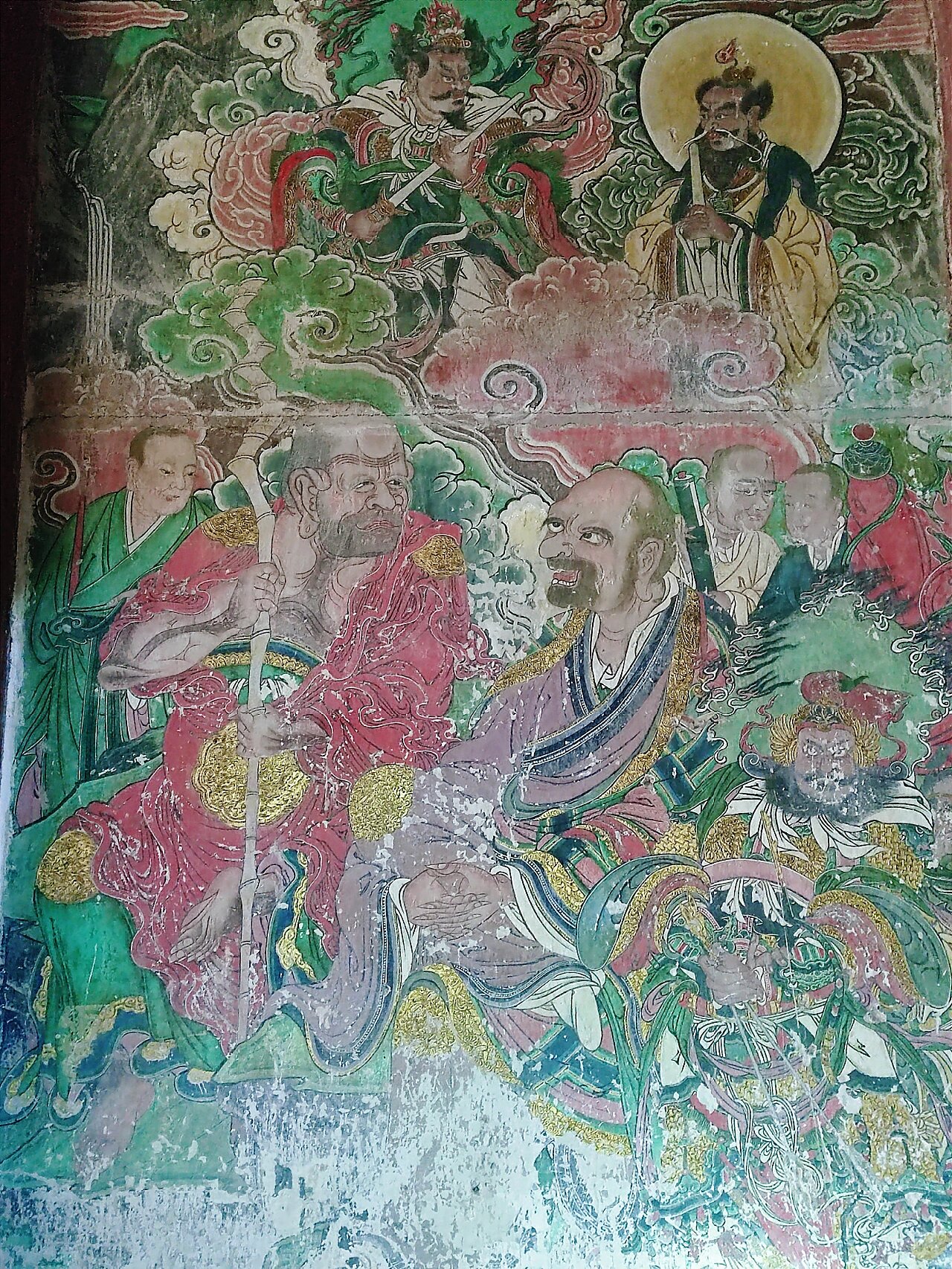 遂宁蓬溪|宝梵寺流光溢彩的明代壁画