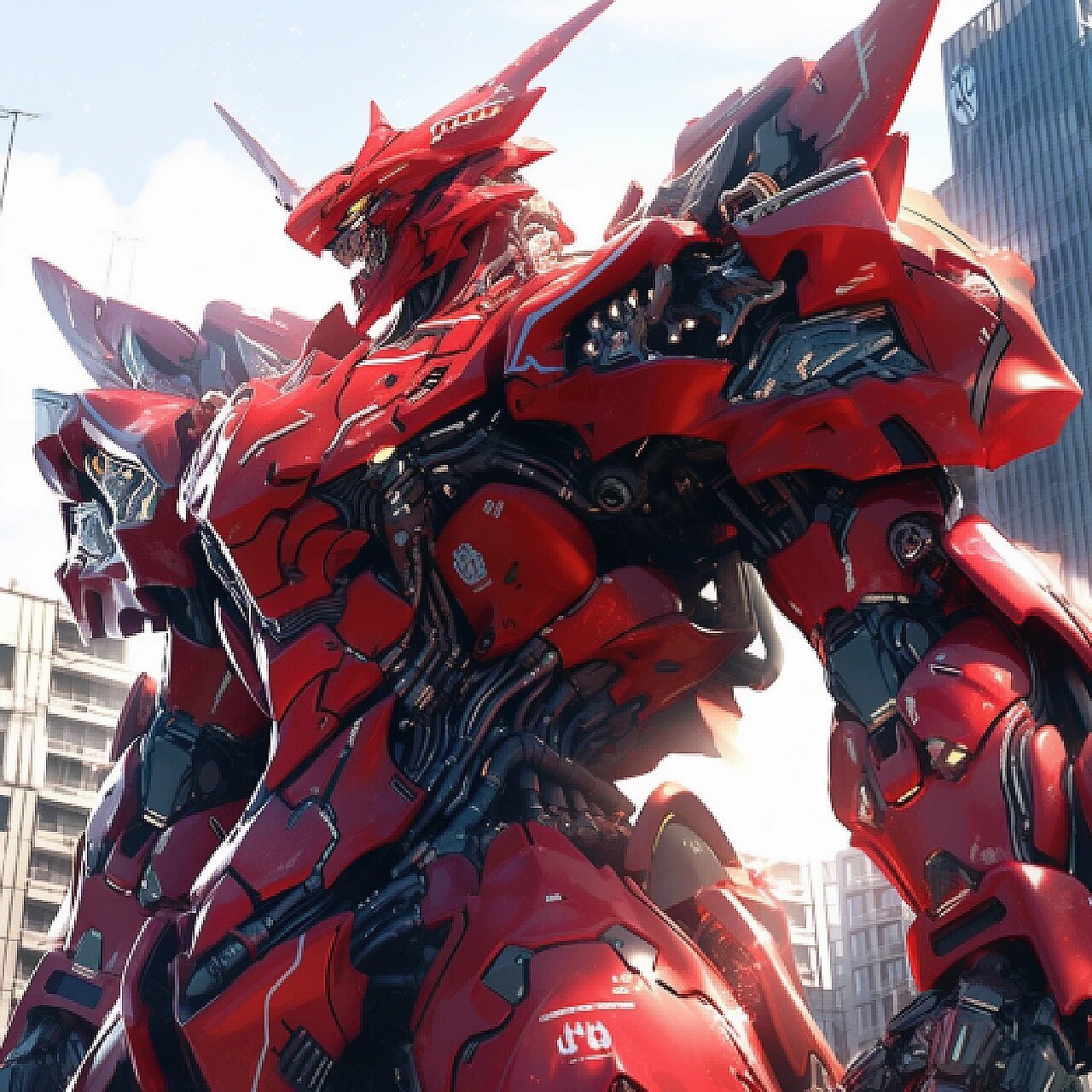 炫酷的机甲壁纸来咯! #我是高达控# #高达# #模型# #变形金刚