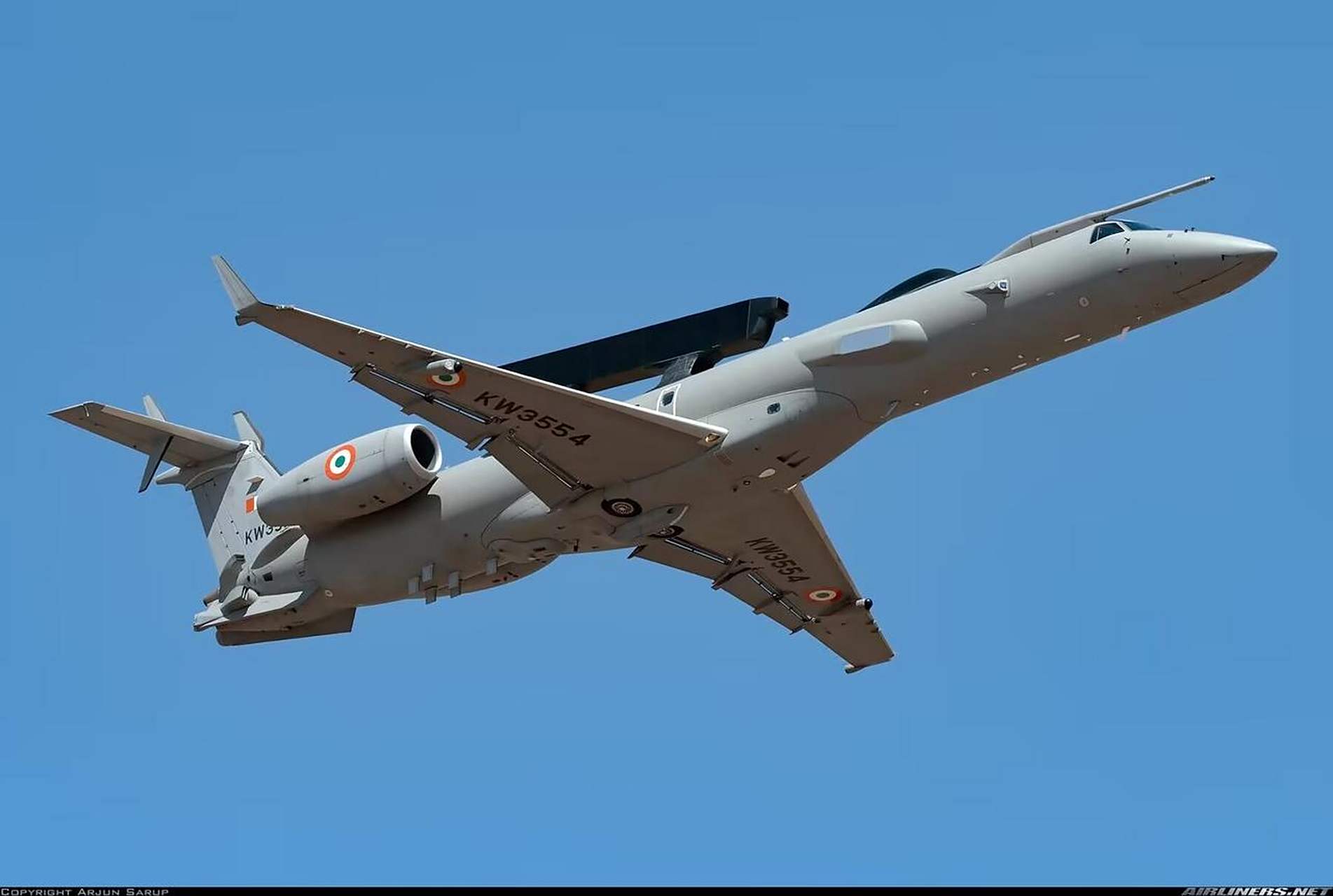 印度三哥家的emb-145预警机.