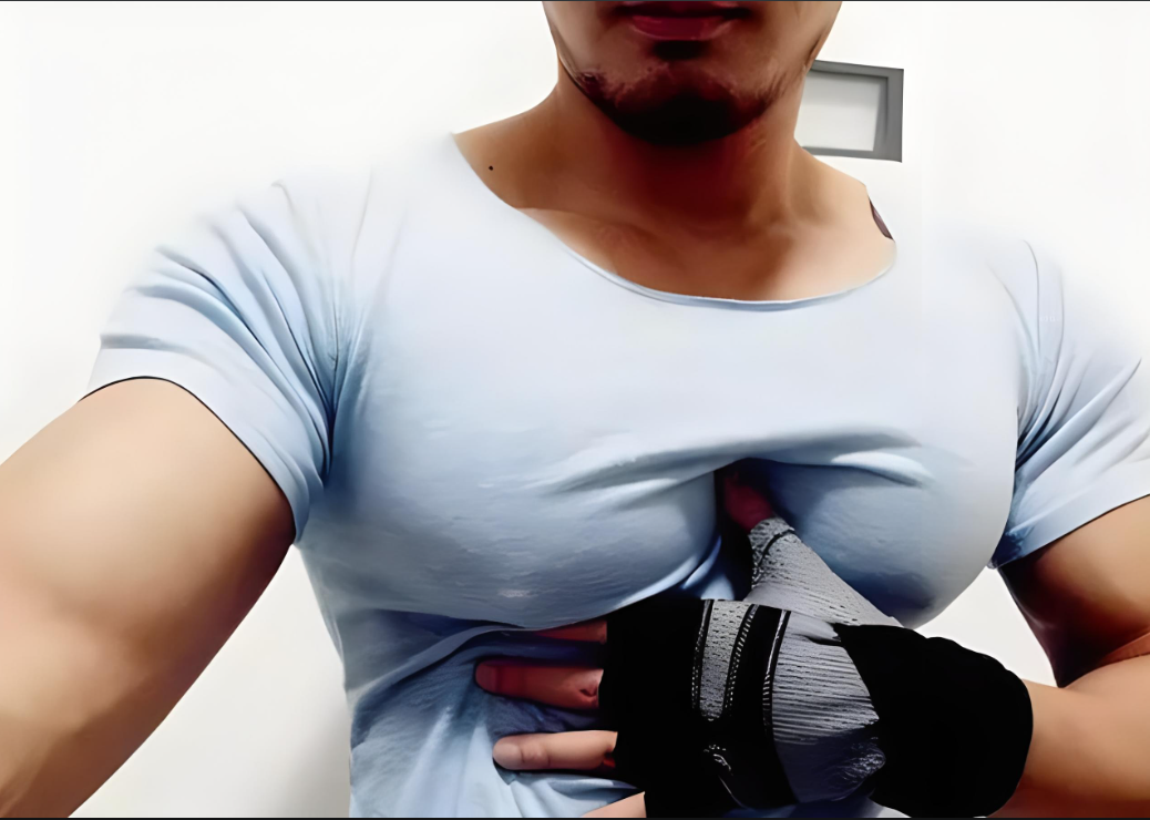 男人的胸男性特效丰胸男生丰胸胖男人的胸男生咪咪男人戴乳环男生胸部