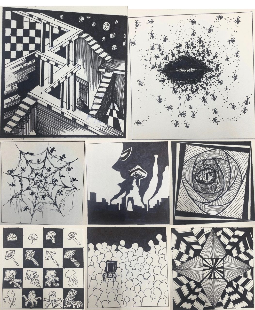 点线面的构成 要秃了要秃了