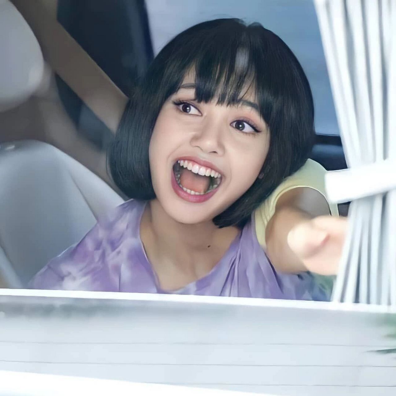 拥有笑容魔法的lisa 黑发莎莎真的好美好好看3831343134