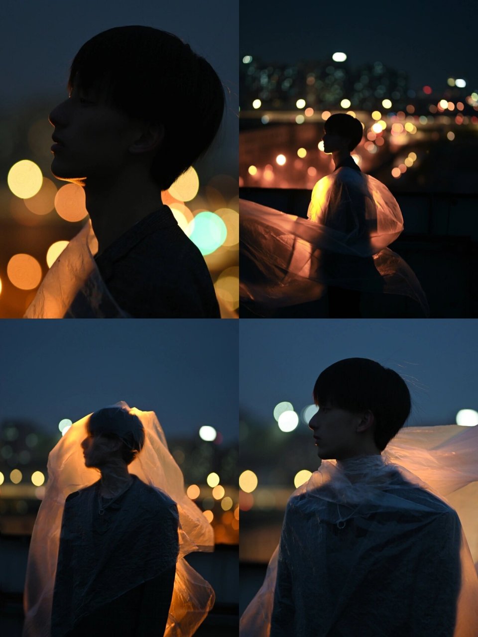 逆光中的少年,这侧脸绝了|男生情绪写真 出镜