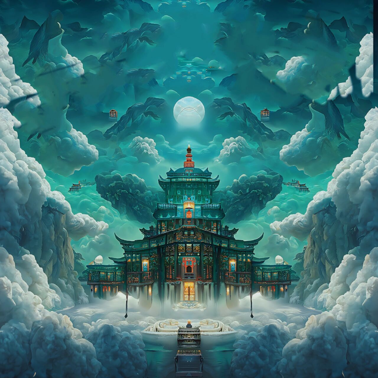 上古十大神宫——玉虚宫 玉虚宫在最高天,三十三重天之上,三界很少人