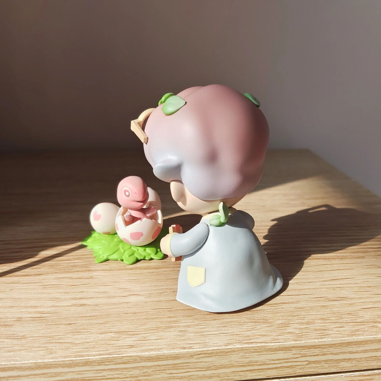 改娃盲盒92发现粉色小恐龙 客订蓝粉色系