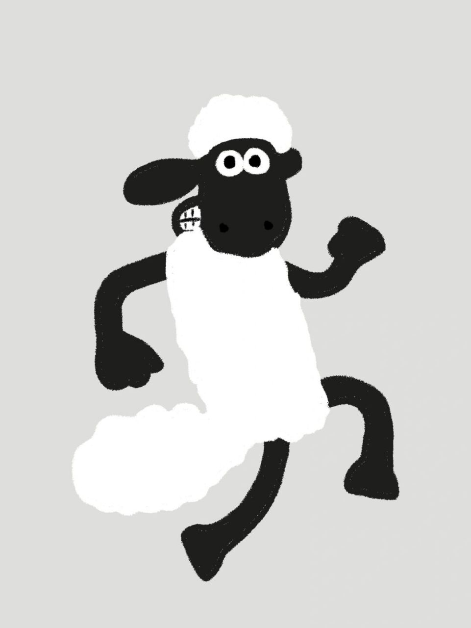 小羊肖恩可爱头像2 小羊肖恩可爱头像[打call]#插画分享# #插画