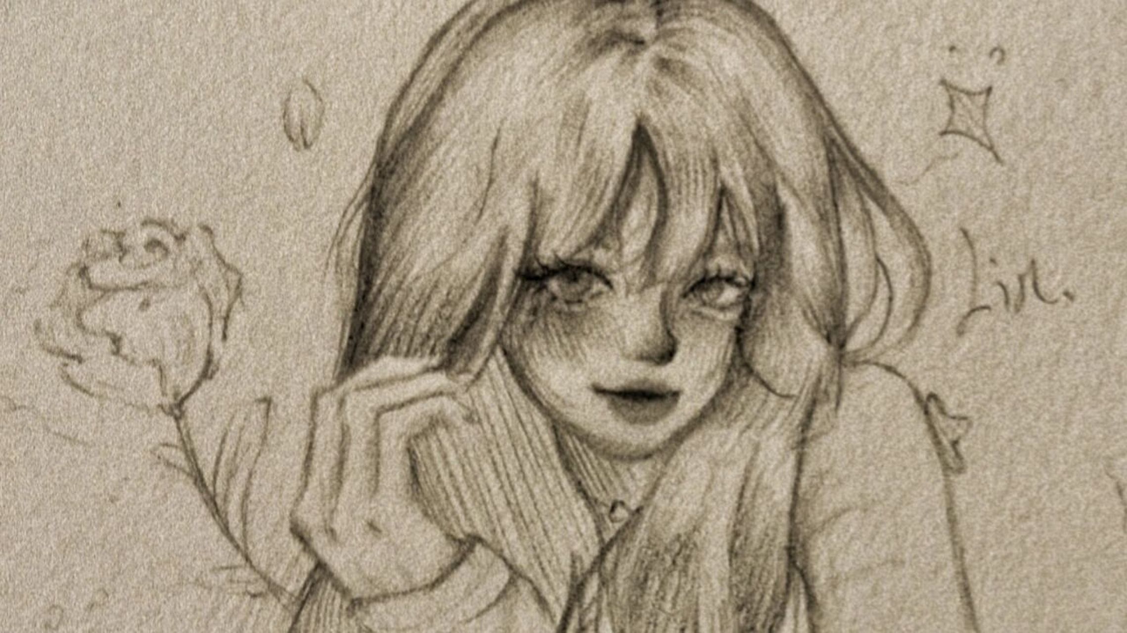 手绘|"纯欲风小姐姐"(*/63*) 春风十里不如你