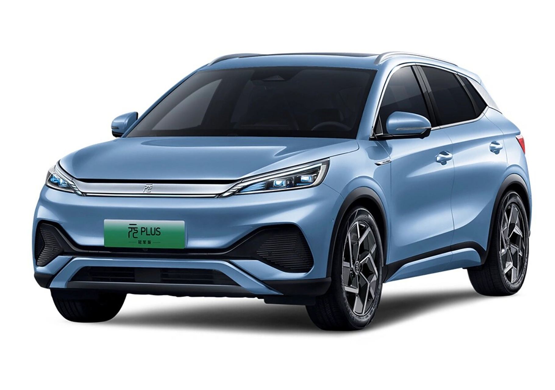 元plus冠军版全系外观颜色 新款和老款的最明显的区别就是新增了氧气