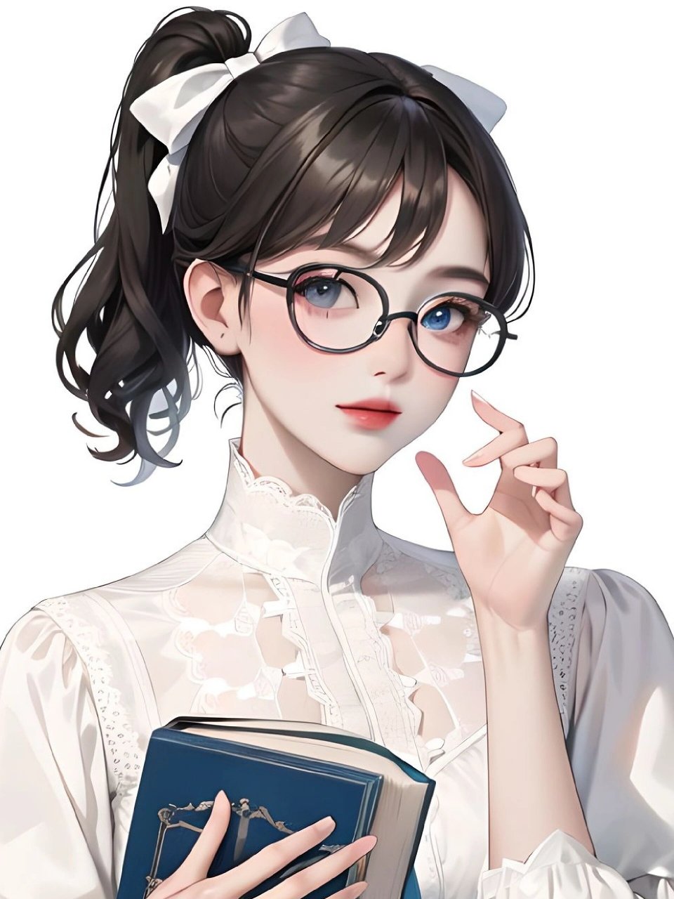 温柔知性书卷气女生头像壁纸 日更宝藏博主上线啦