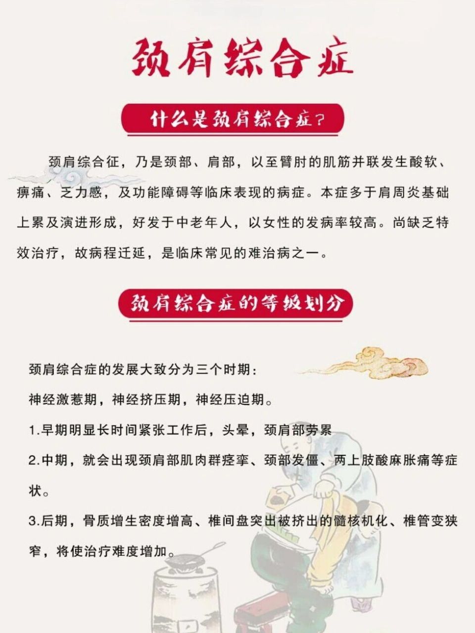 一,什么是颈肩综合症?