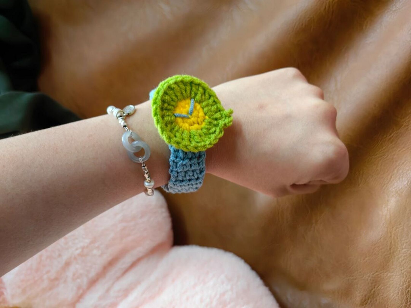 刘耀文同款小手表|钩针小手表(附图解) 图解来自