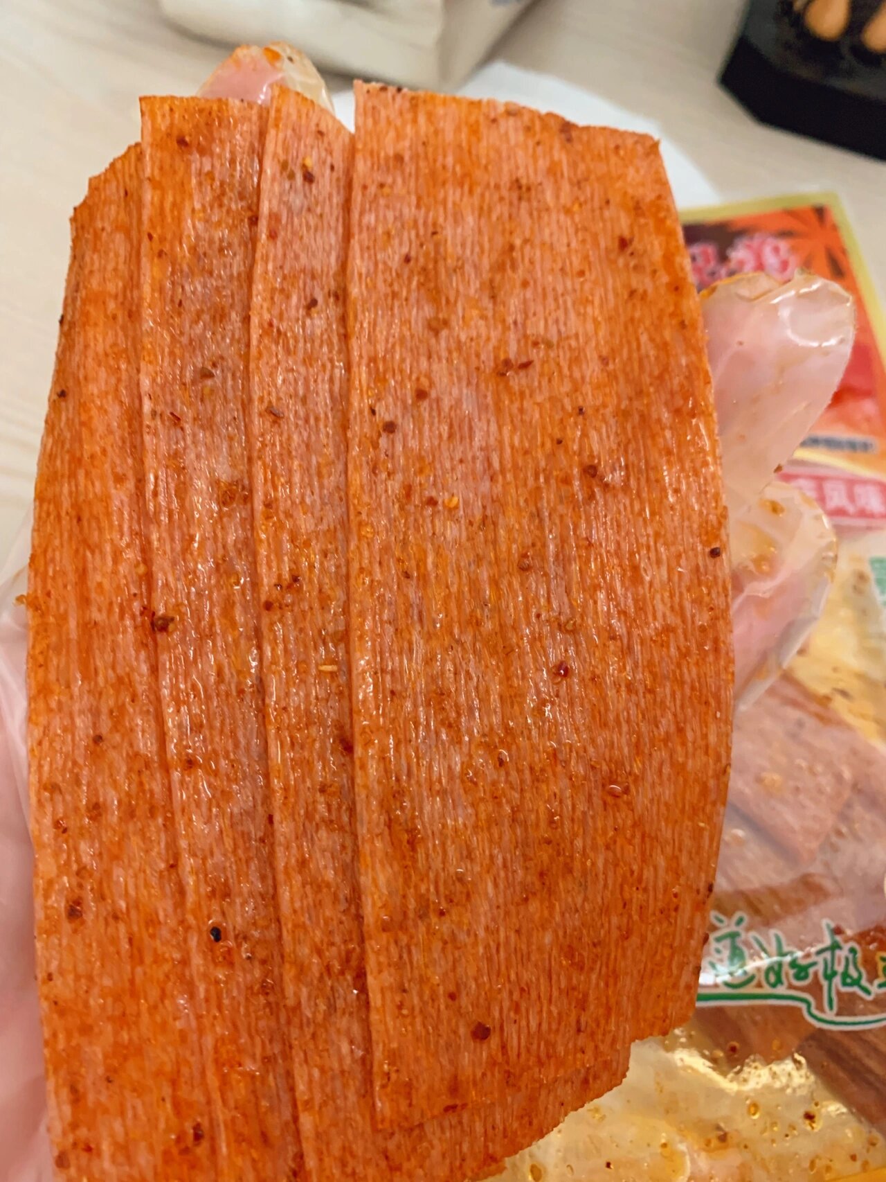 小时候一毛钱一张的辣片,满满的回忆🧚🏻‍♂️