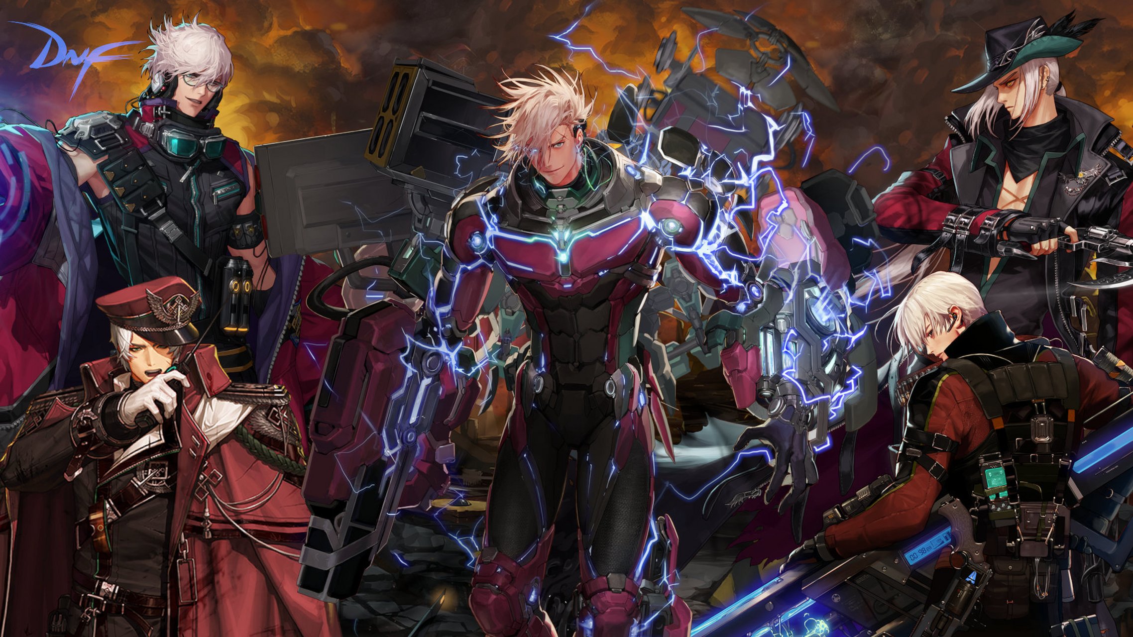 dnf#赛丽亚分享环节来啦,男枪手全家福壁纸